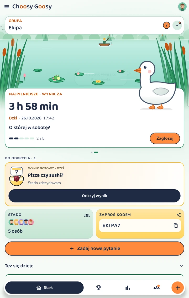 Choosy Goosy — Tu zbiera się stado. Jeden wspólny temat i każdy ma swój głos!